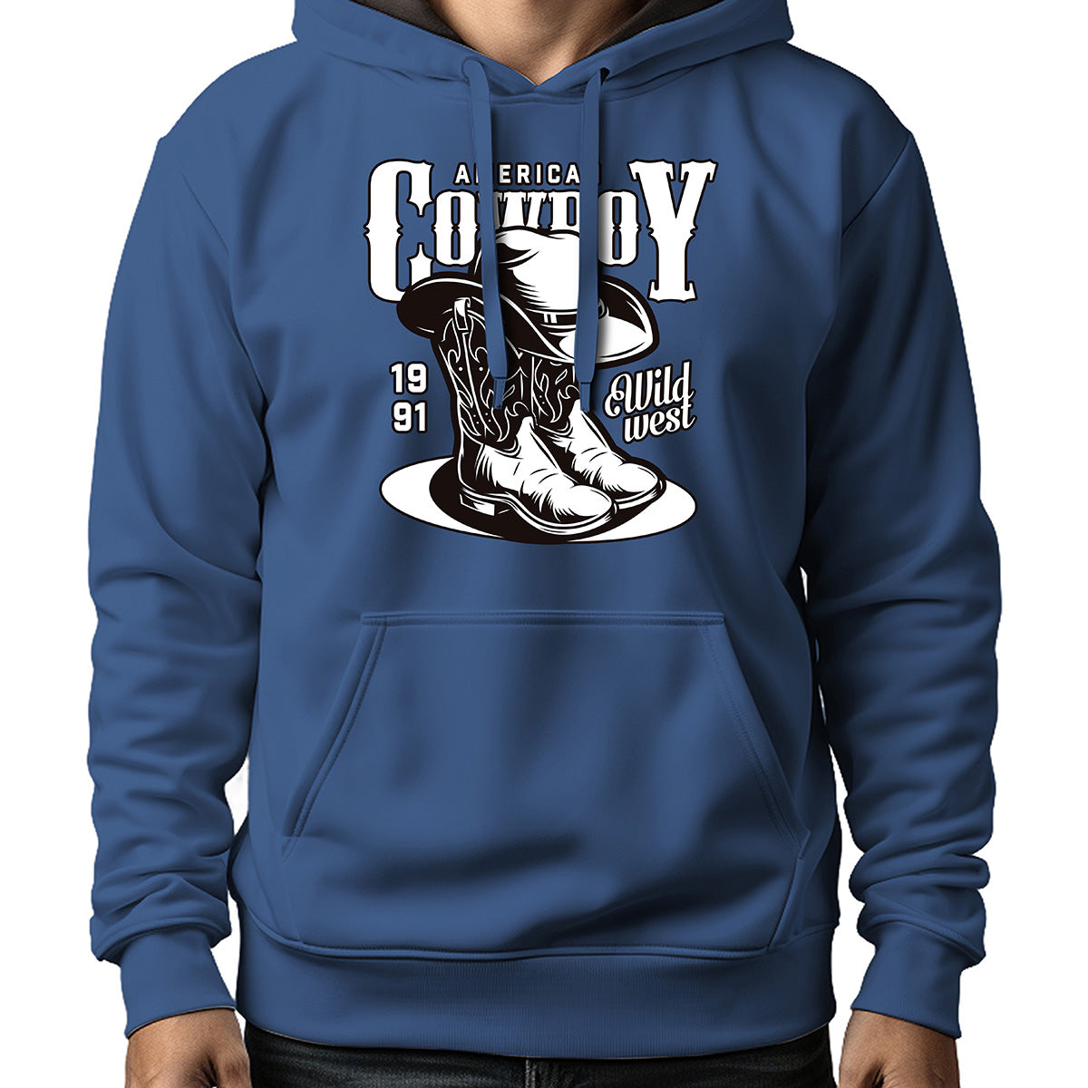 MOLETOM MASCULINO AMERICAN COWBOY BOOTS