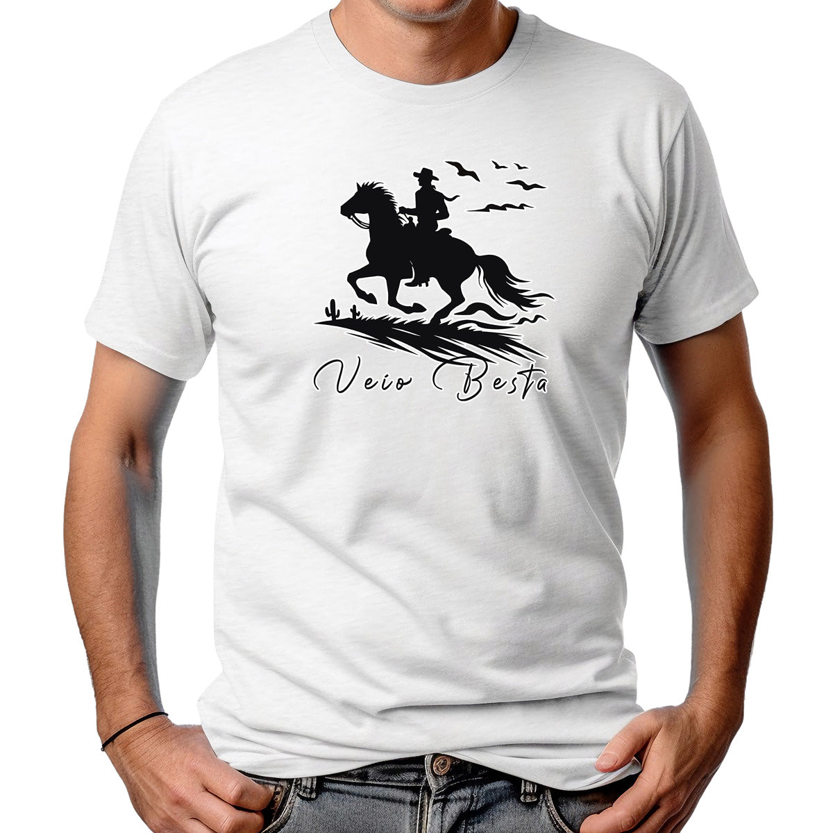CAMISETA MASCULINA WILD HORSE