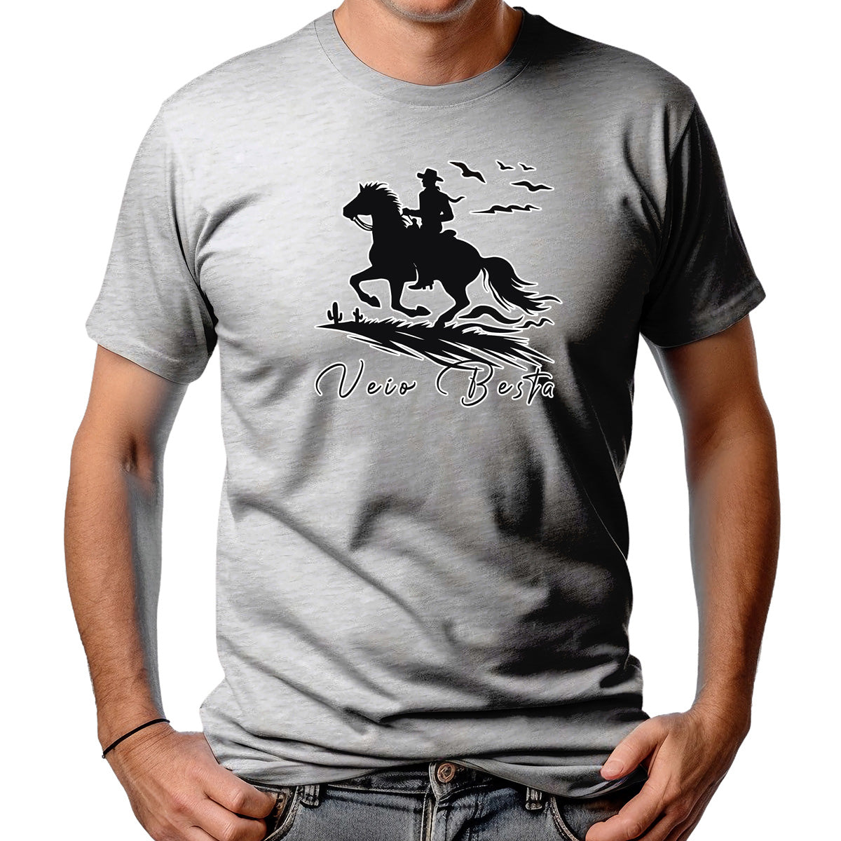 CAMISETA MASCULINA WILD HORSE