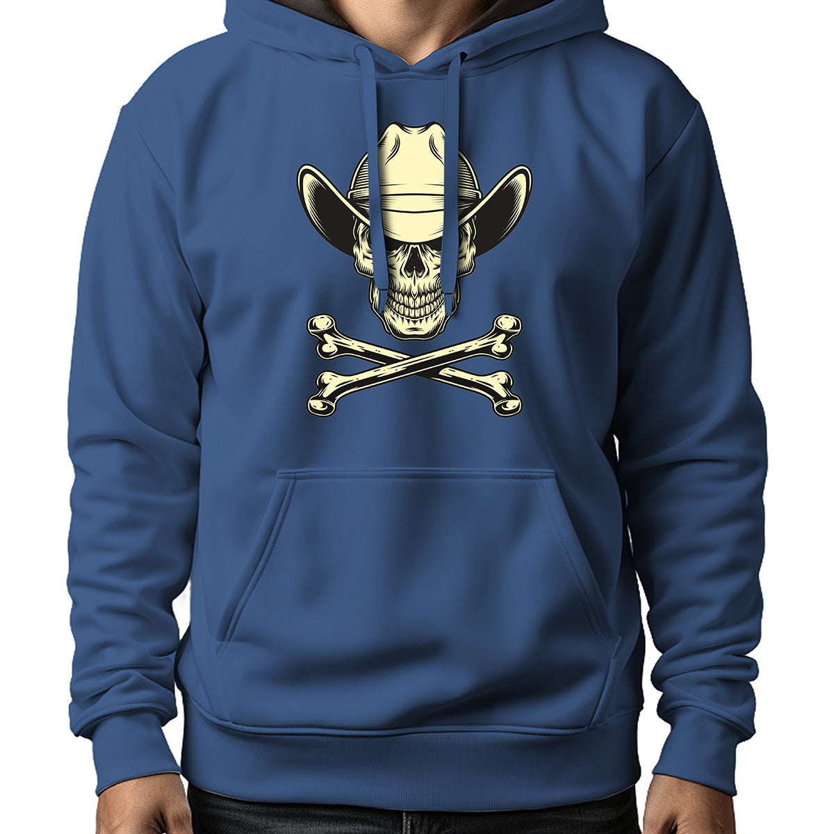 MOLETOM MASCULINO SKULL AND BONES