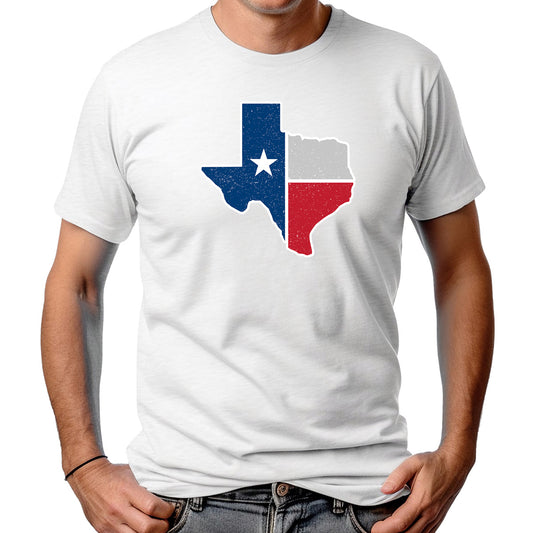 CAMISETA MASCULINA BANDEIRA TEXAS