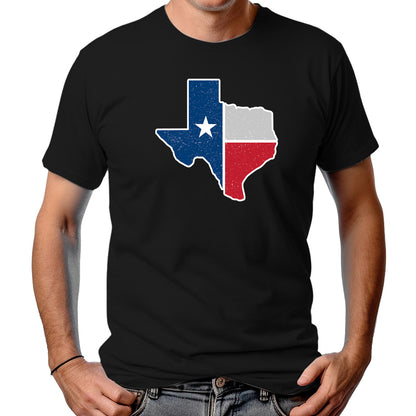 CAMISETA MASCULINA BANDEIRA TEXAS