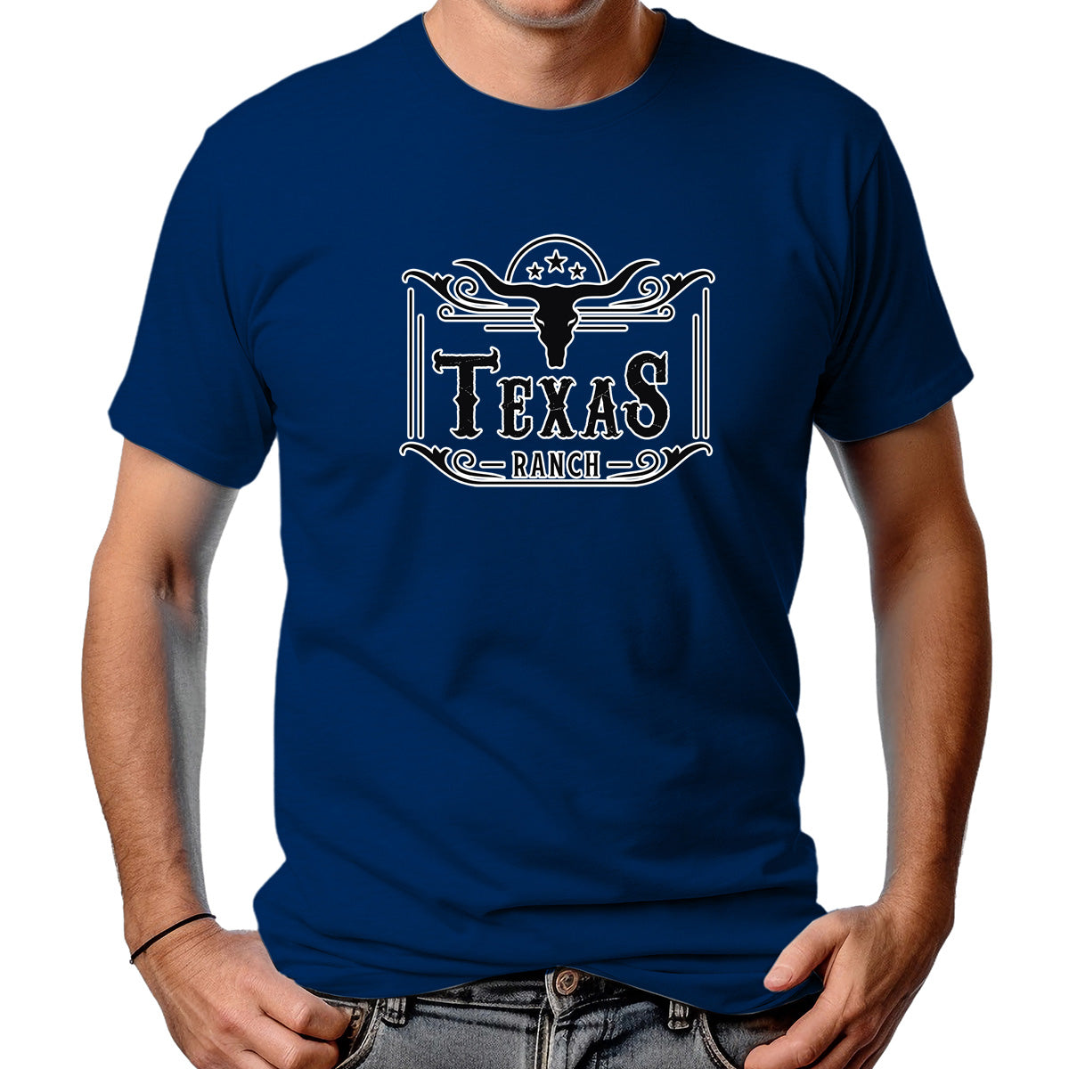 CAMISETA MASCULINA TEXAS RANCH