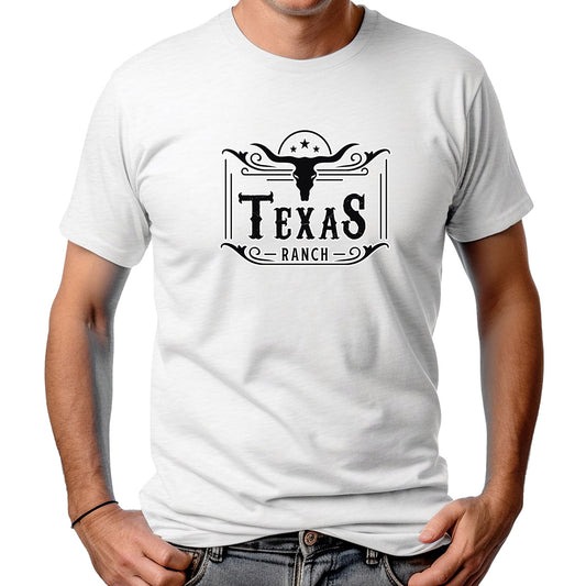 CAMISETA MASCULINA TEXAS RANCH