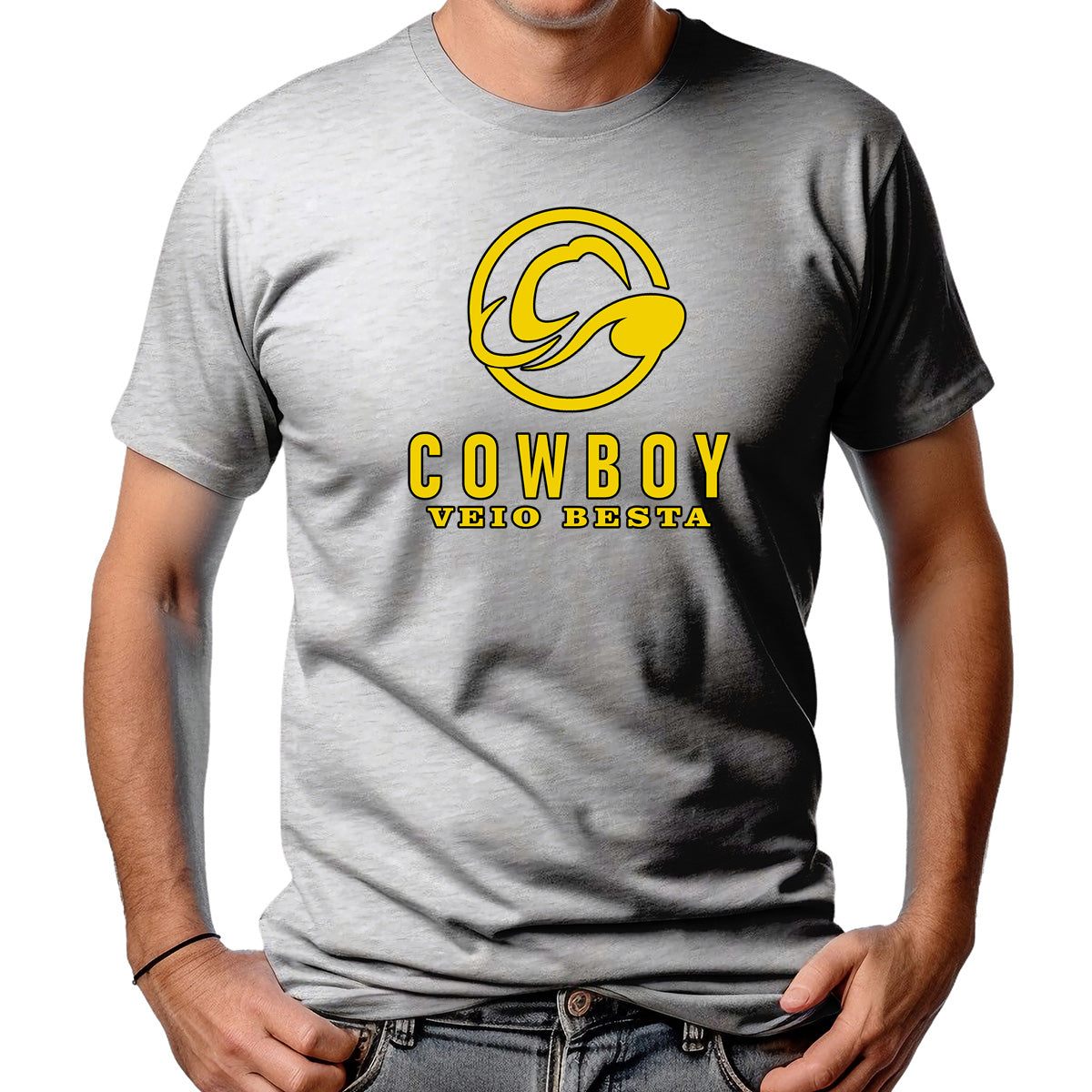 CAMISETA MASCULINA COWBOY VEIO BESTA