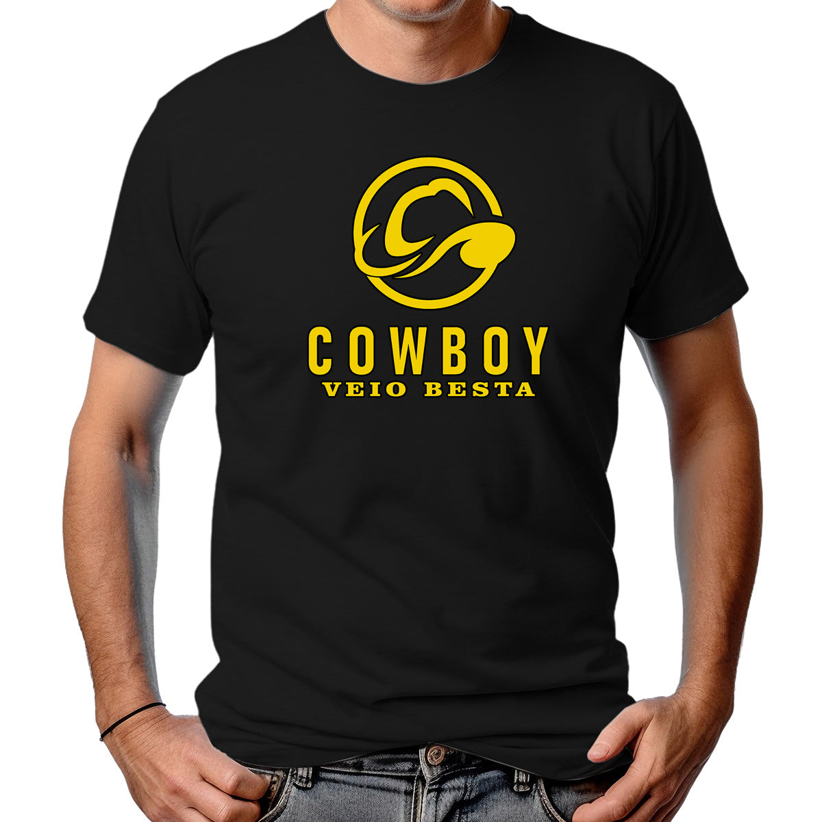 CAMISETA MASCULINA COWBOY VEIO BESTA