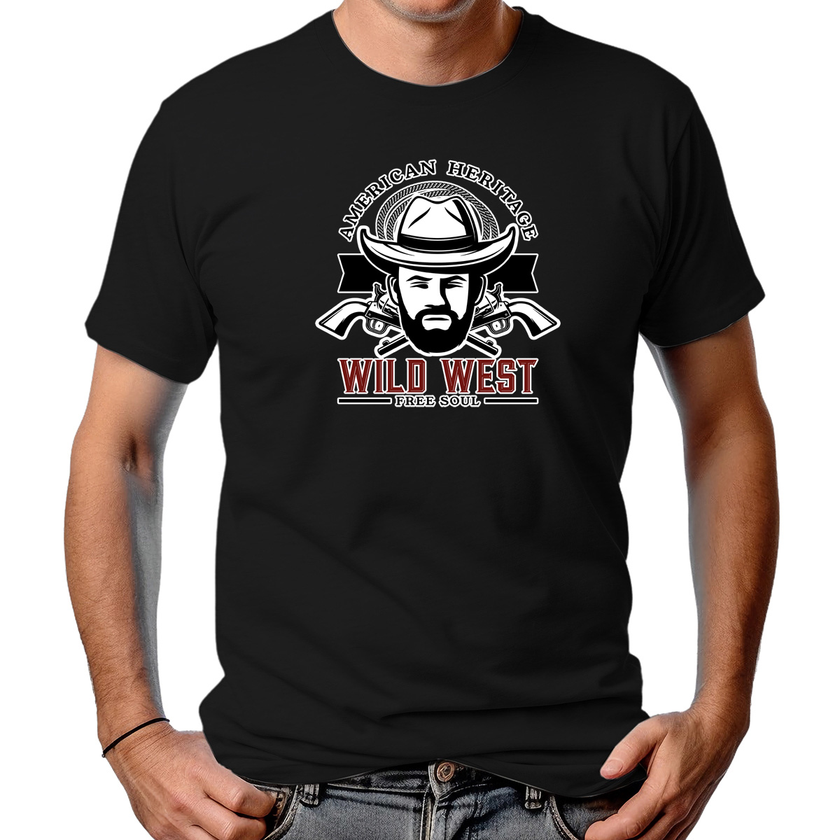 CAMISETA MASCULINA WILD WEST HERITAGE