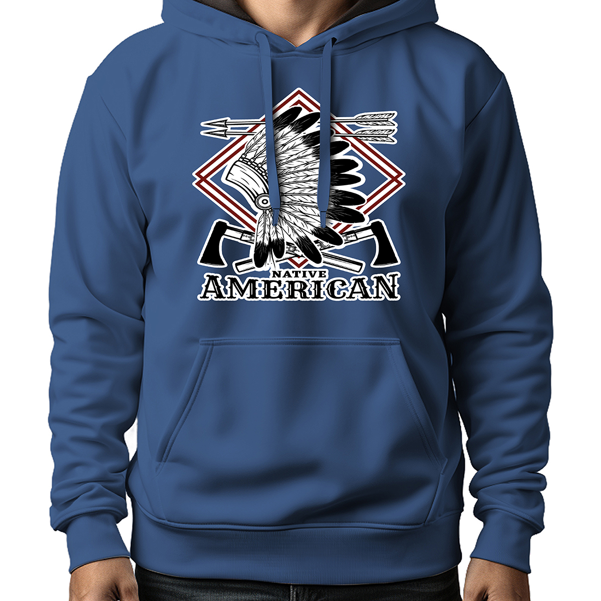 MOLETOM MASCULINO NATIVE AMERICAN