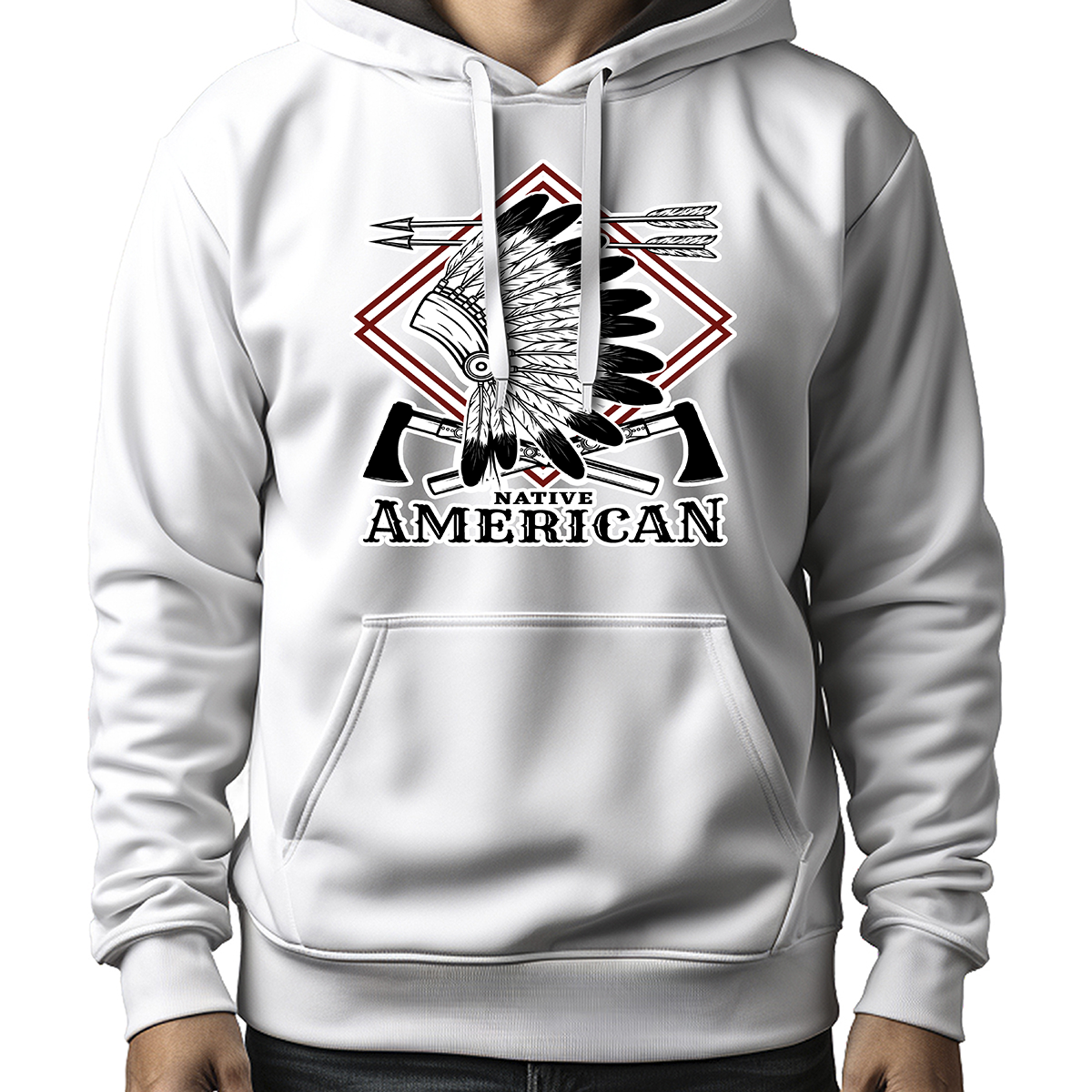 MOLETOM MASCULINO NATIVE AMERICAN