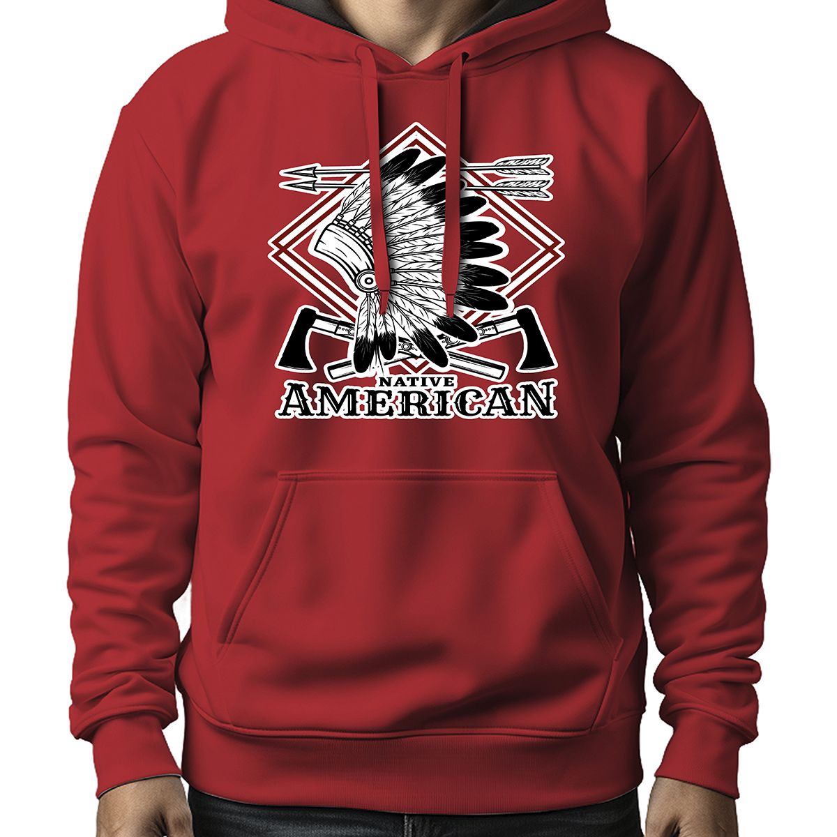 MOLETOM MASCULINO NATIVE AMERICAN