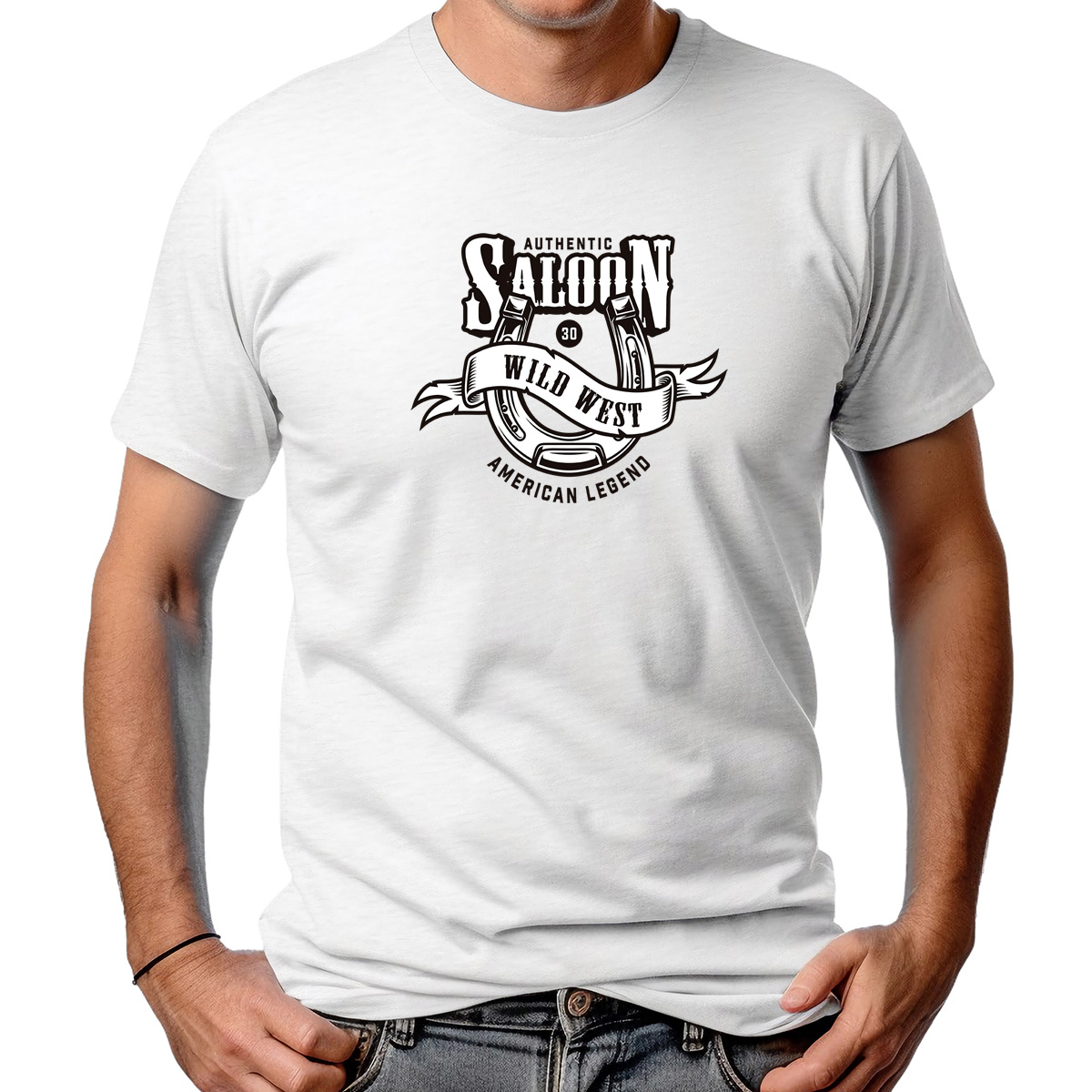 CAMISETA MASCULINA SALOON WILD WEST