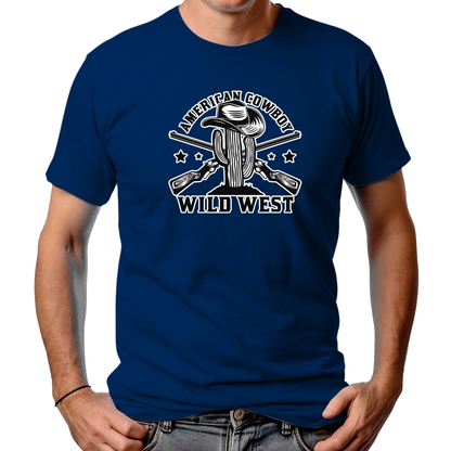 CAMISETA MASCULINA AMERICAN COWBOY WILD WEST
