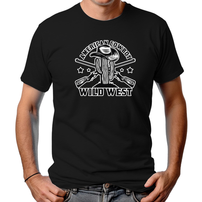 CAMISETA MASCULINA AMERICAN COWBOY WILD WEST