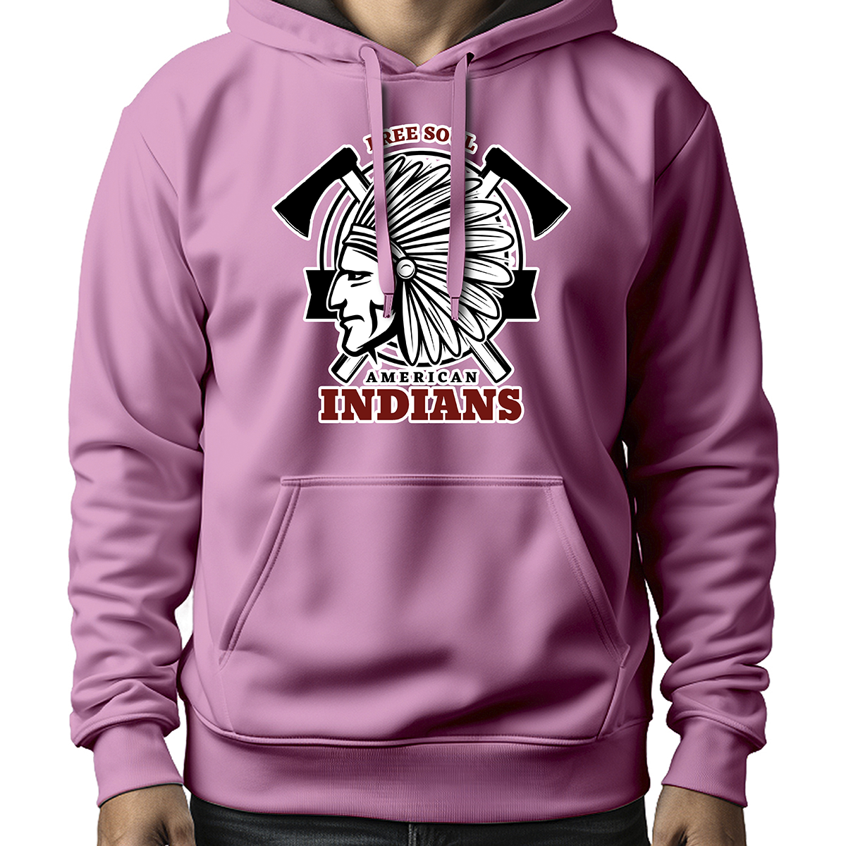 MOLETOM MASCULINO FREE SOUL AMERICAN INDIANS