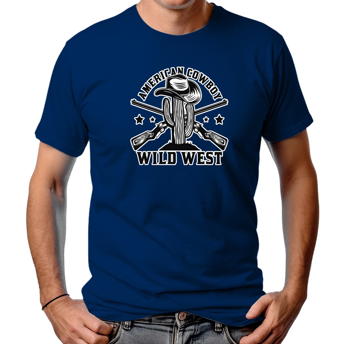 CAMISETA MASCULINA AMERICAN WILD WEST 2