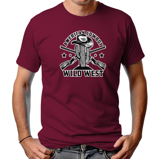 CAMISETA MASCULINA AMERICAN WILD WEST 2