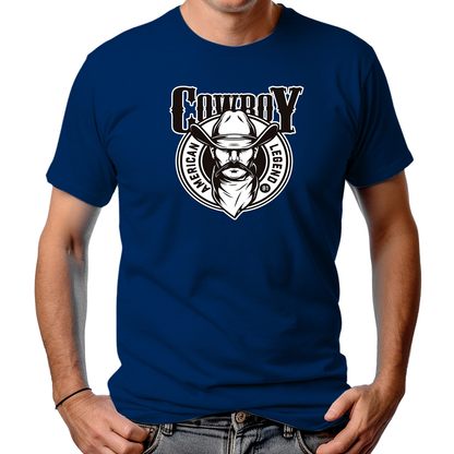 CAMISETA MASCULINA COWBOY BIG MUSTACHE
