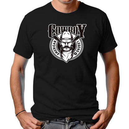 CAMISETA MASCULINA COWBOY BIG MUSTACHE