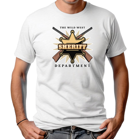 CAMISETA MASCULINA SHERIFF WILD WEST
