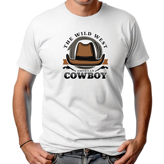 CAMISETA MASCULINA AMERICAN COWBOY WILD WEST
