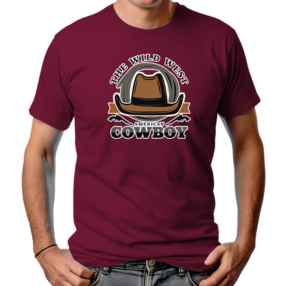 CAMISETA MASCULINA AMERICAN COWBOY WILD WEST