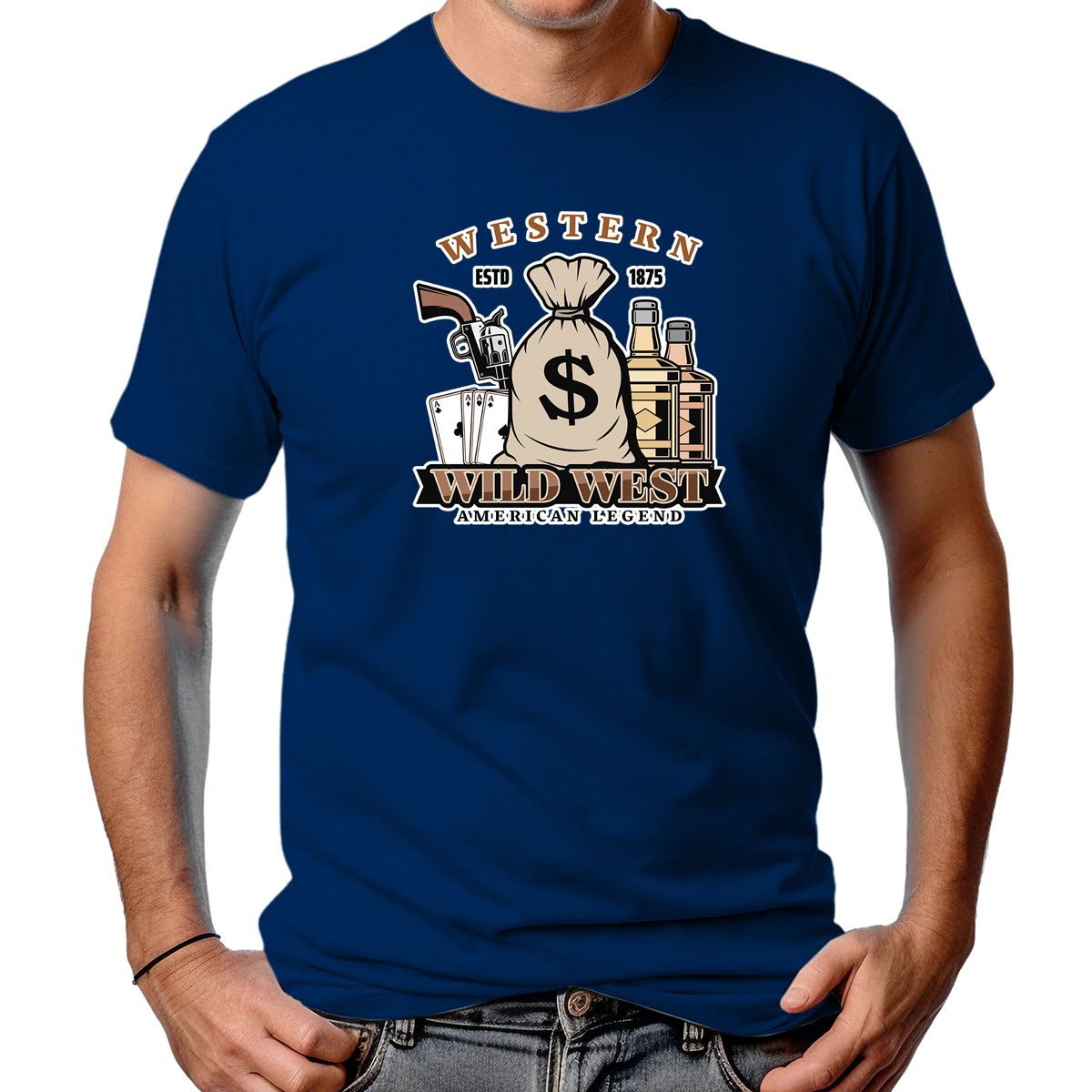 CAMISETA MASCULINA WESTERN 1875