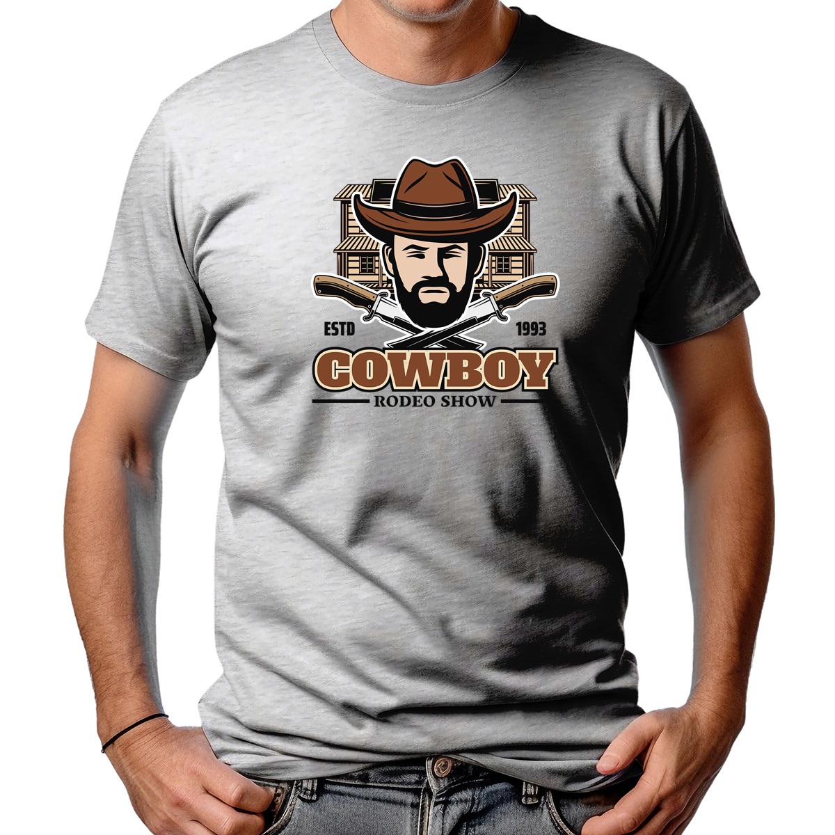 CAMISETA MASCULINA COWBOY ESTD 1933
