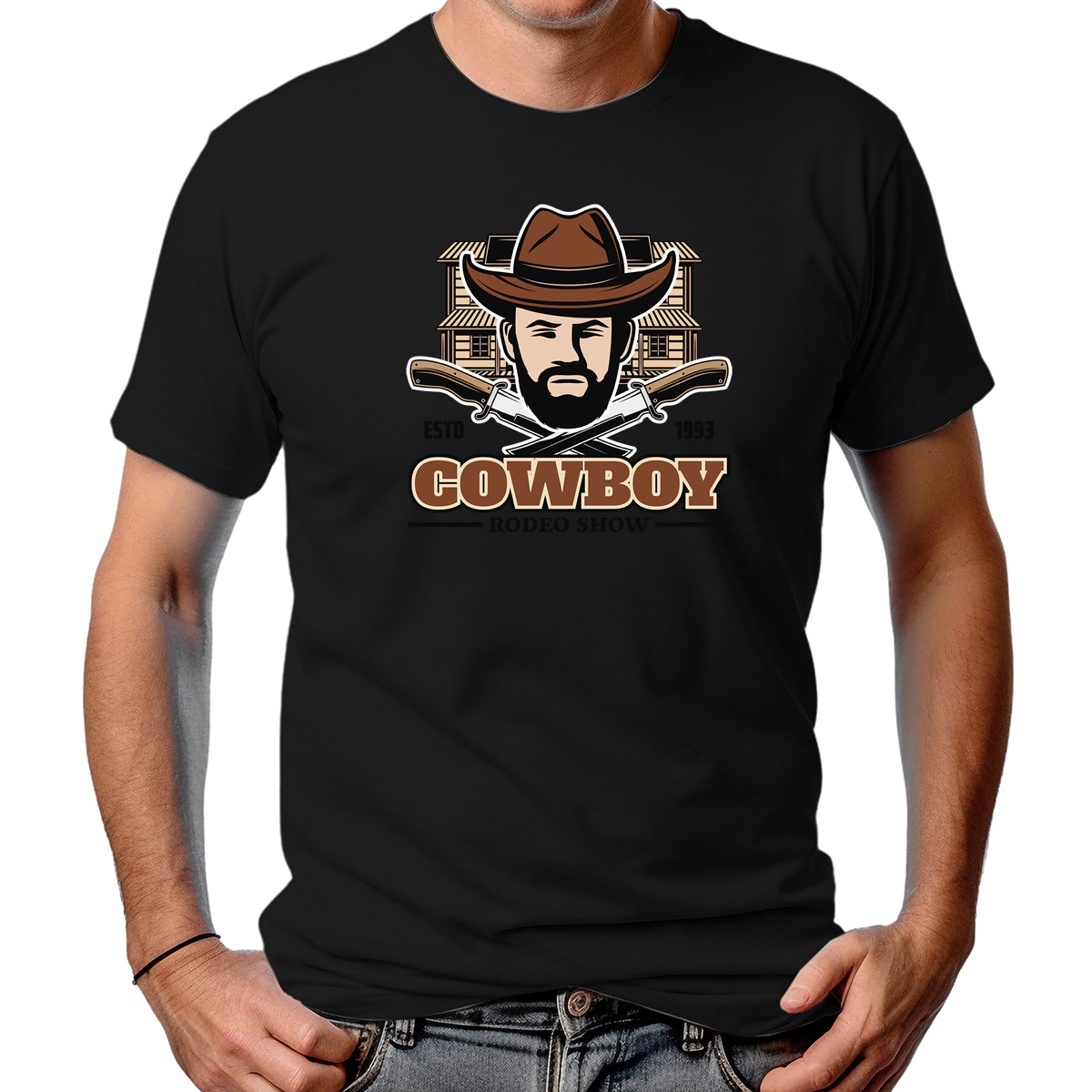 CAMISETA MASCULINA COWBOY ESTD 1933