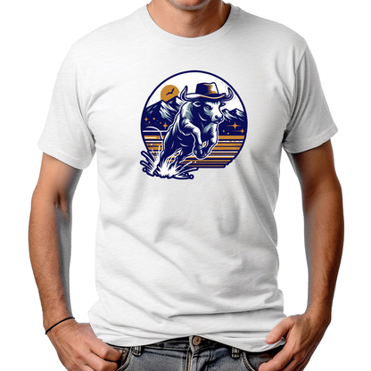 CAMISETA MASCULINA BULL W/ HATS