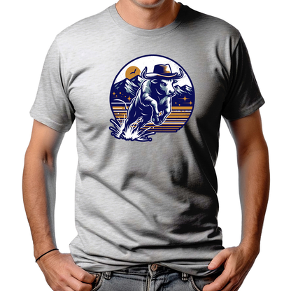 CAMISETA MASCULINA BULL W/ HATS