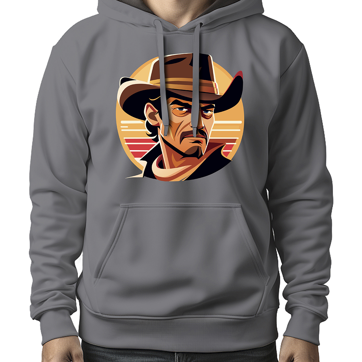 MOLETOM MASCULINO WILD COWBOY LOOK