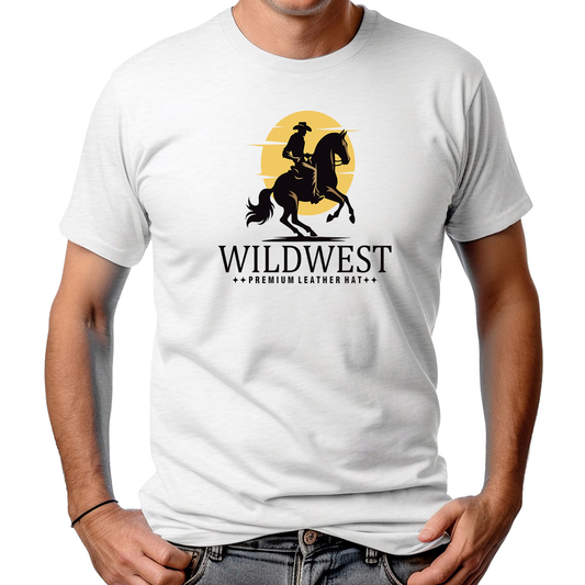 CAMISETA MASCULINA WILDWEST PREMIUM LEATHER