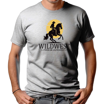 CAMISETA MASCULINA WILDWEST PREMIUM LEATHER