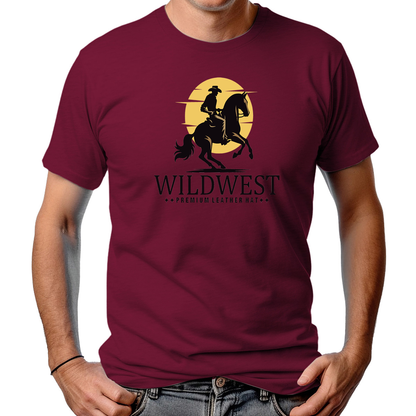 CAMISETA MASCULINA WILDWEST PREMIUM LEATHER