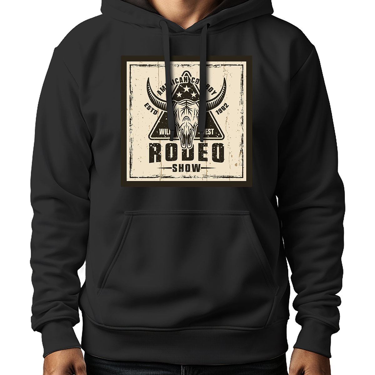 MOLETOM MASCULINO SHOW RODEO ESTD 1992