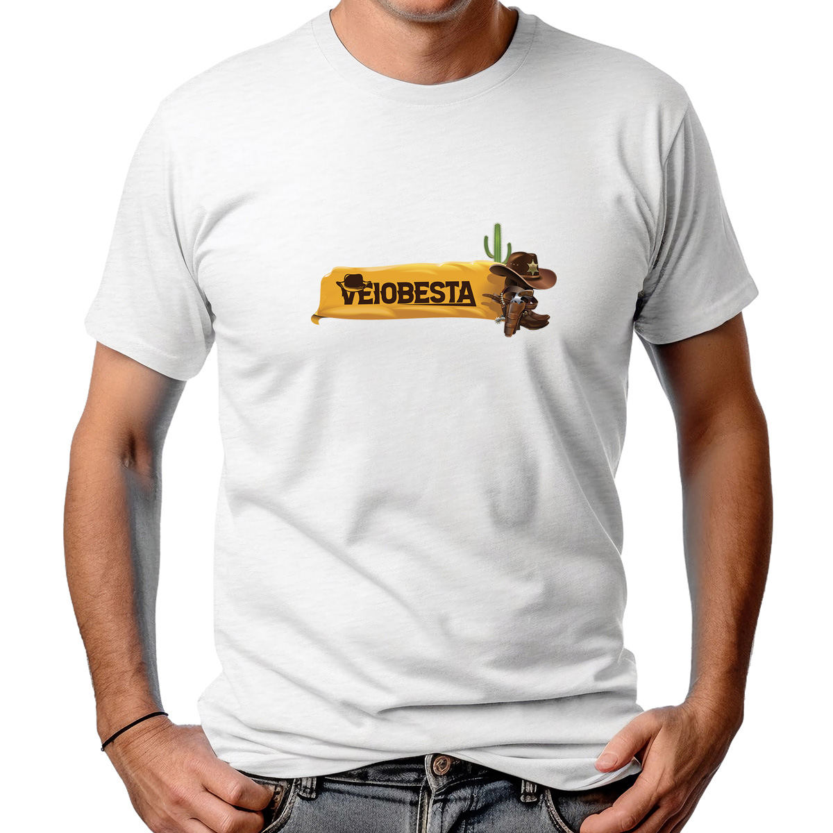 CAMISETA MASCULINA VEIOBESTA ORIGINAL