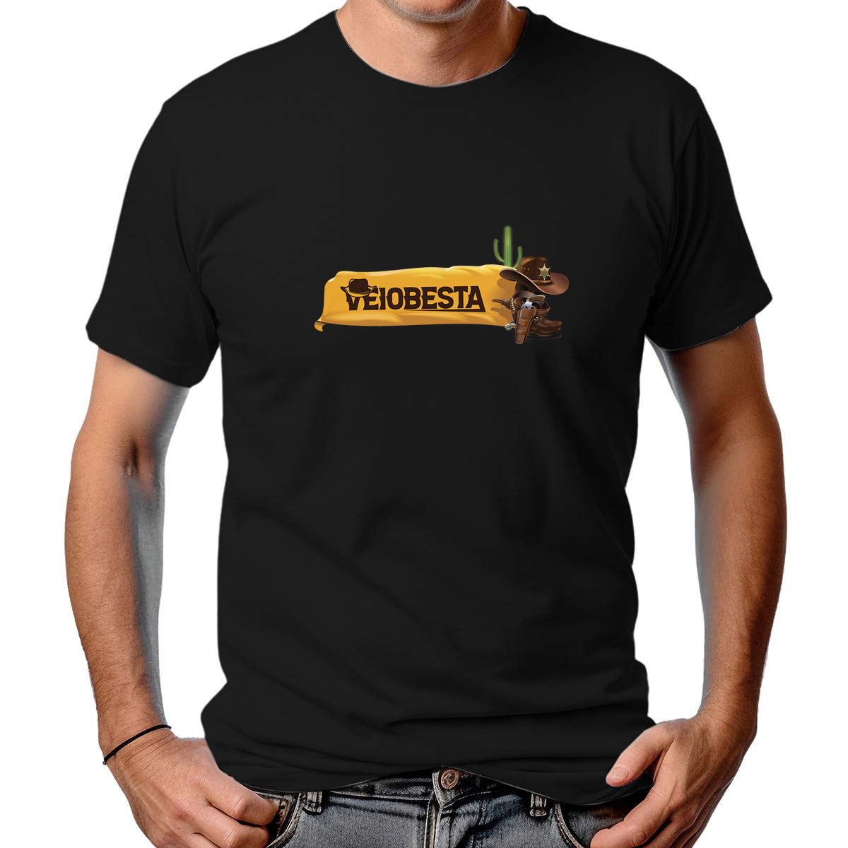 CAMISETA MASCULINA VEIOBESTA ORIGINAL