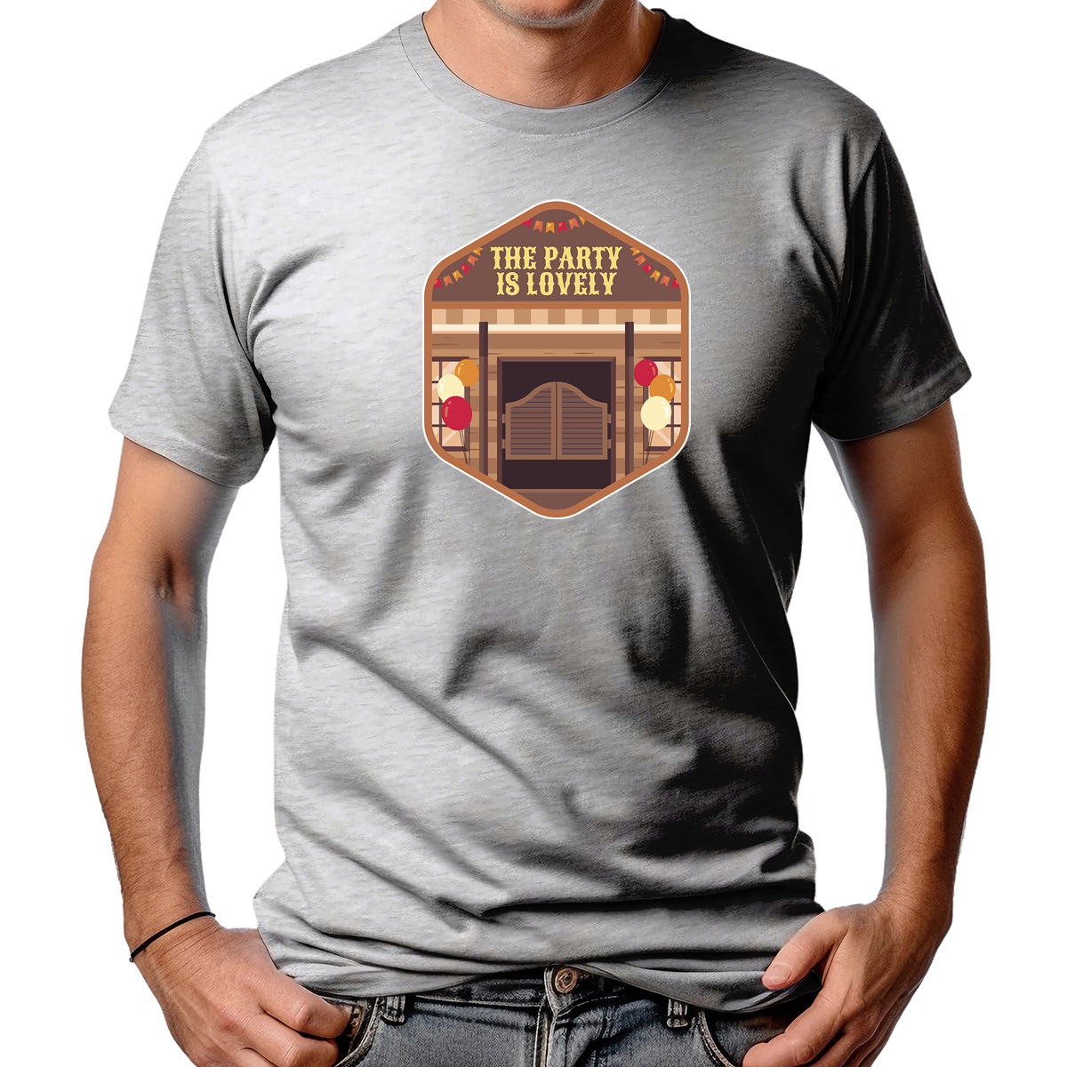 CAMISETA MASCULINA PARTY IS LOVED