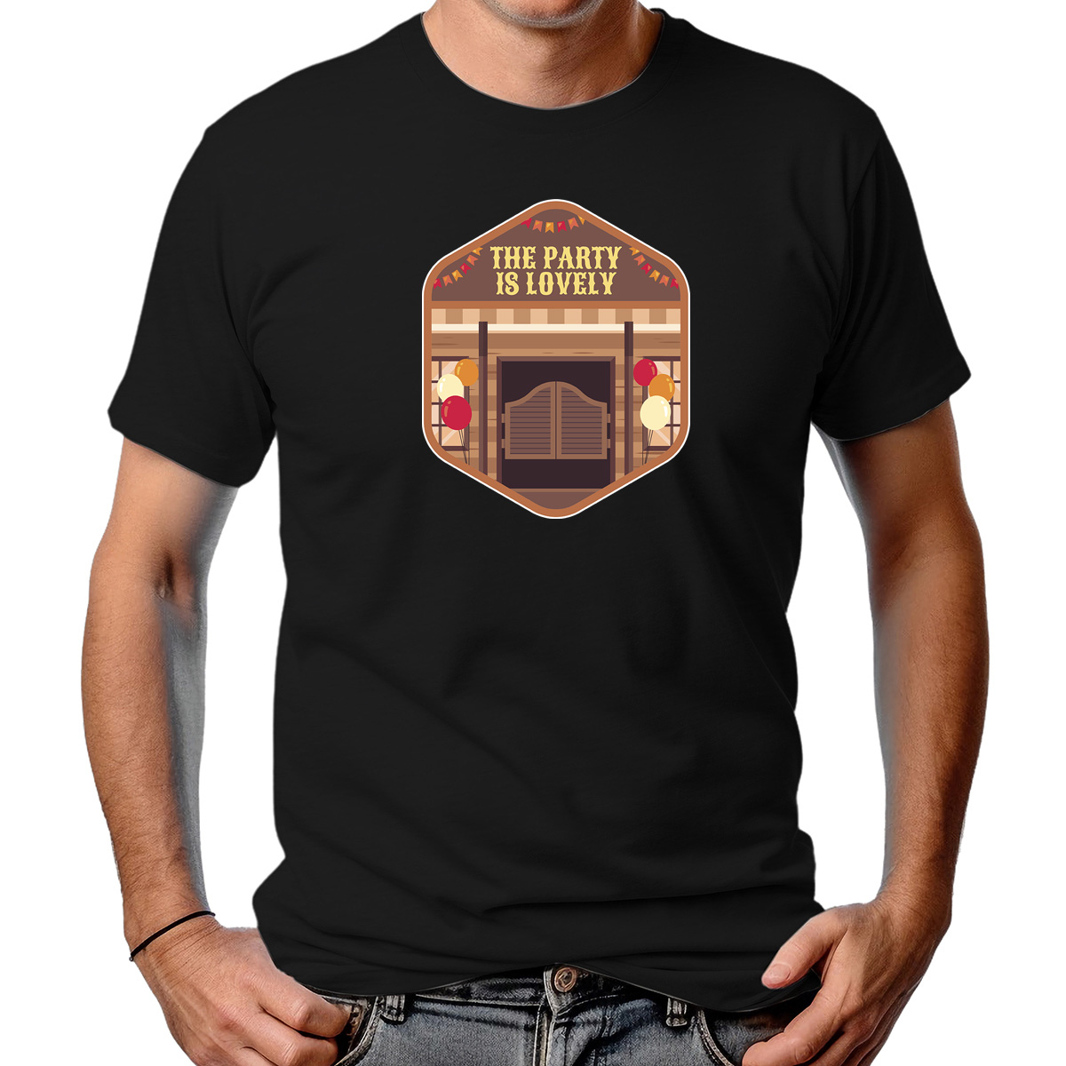 CAMISETA MASCULINA PARTY IS LOVED