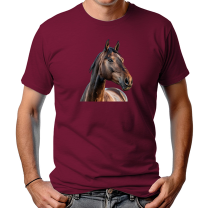 CAMISETA MASCULINA NATURAL HORSE
