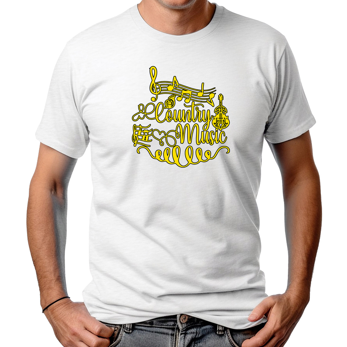 CAMISETA MASCULINA COUNTRY MUSIC