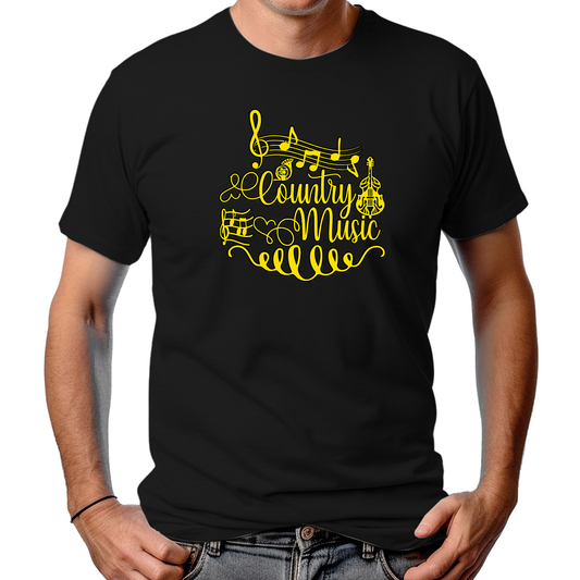CAMISETA MASCULINA COUNTRY MUSIC