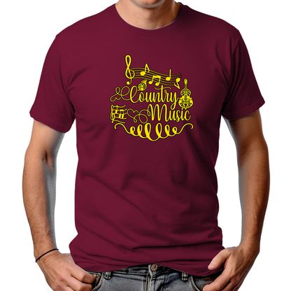 CAMISETA MASCULINA COUNTRY MUSIC