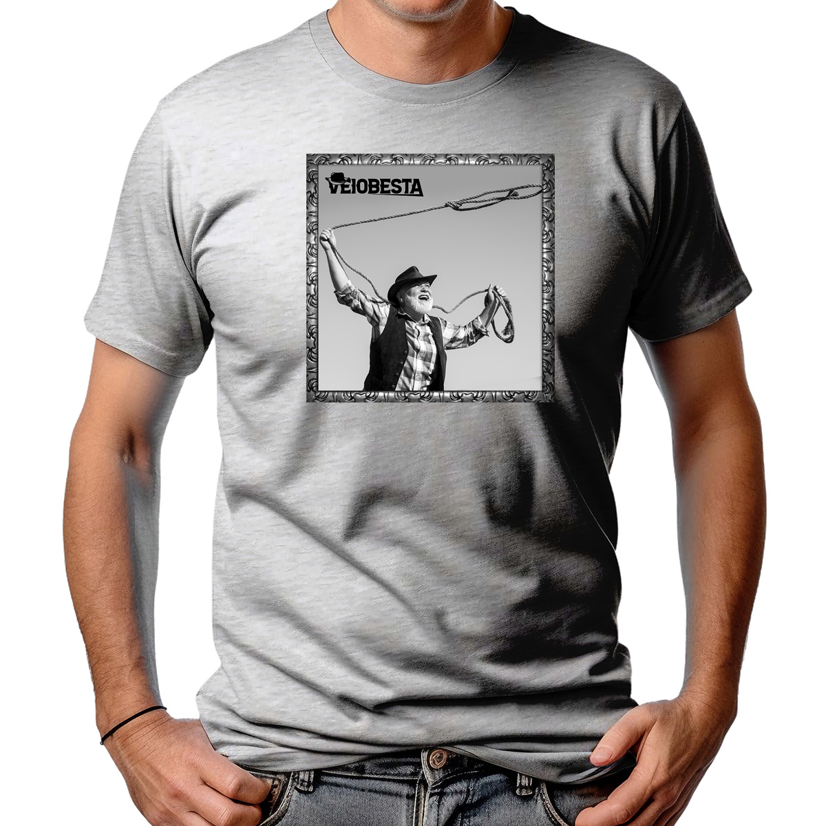 CAMISETA MASCULINA LACE HORSE