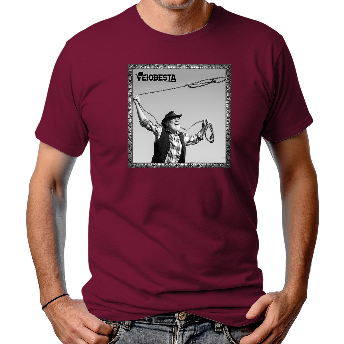 CAMISETA MASCULINA LACE HORSE
