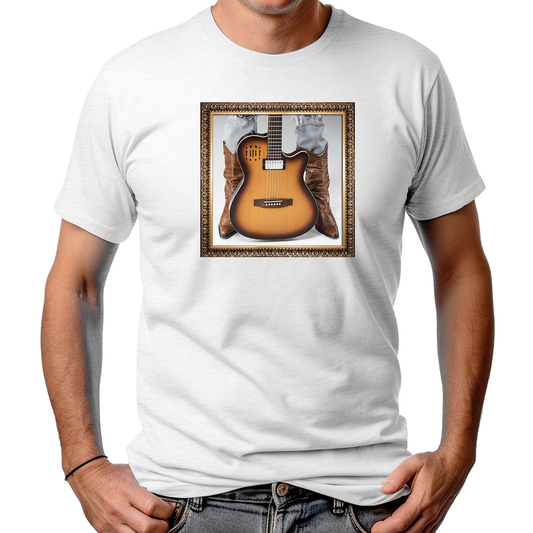 CAMISETA MASCULINA COUNTRY ELETRONIC GUITAR