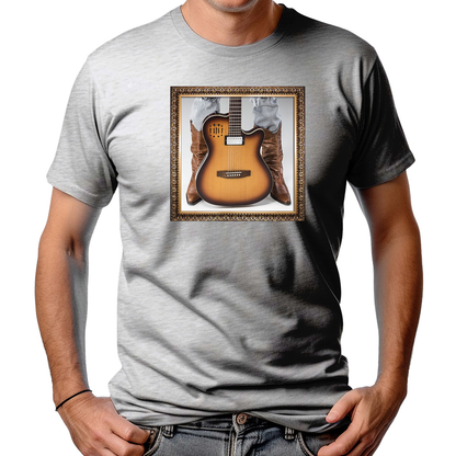 CAMISETA MASCULINA COUNTRY ELETRONIC GUITAR