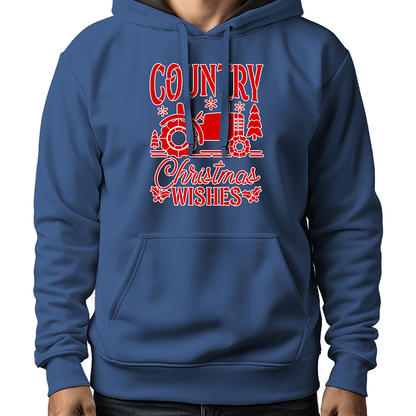 MOLETOM MASCULINO COUNTRY CHRISTMAS WISHES