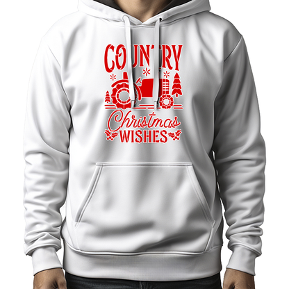 MOLETOM MASCULINO COUNTRY CHRISTMAS WISHES