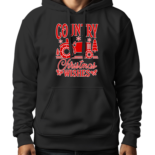 MOLETOM MASCULINO COUNTRY CHRISTMAS WISHES